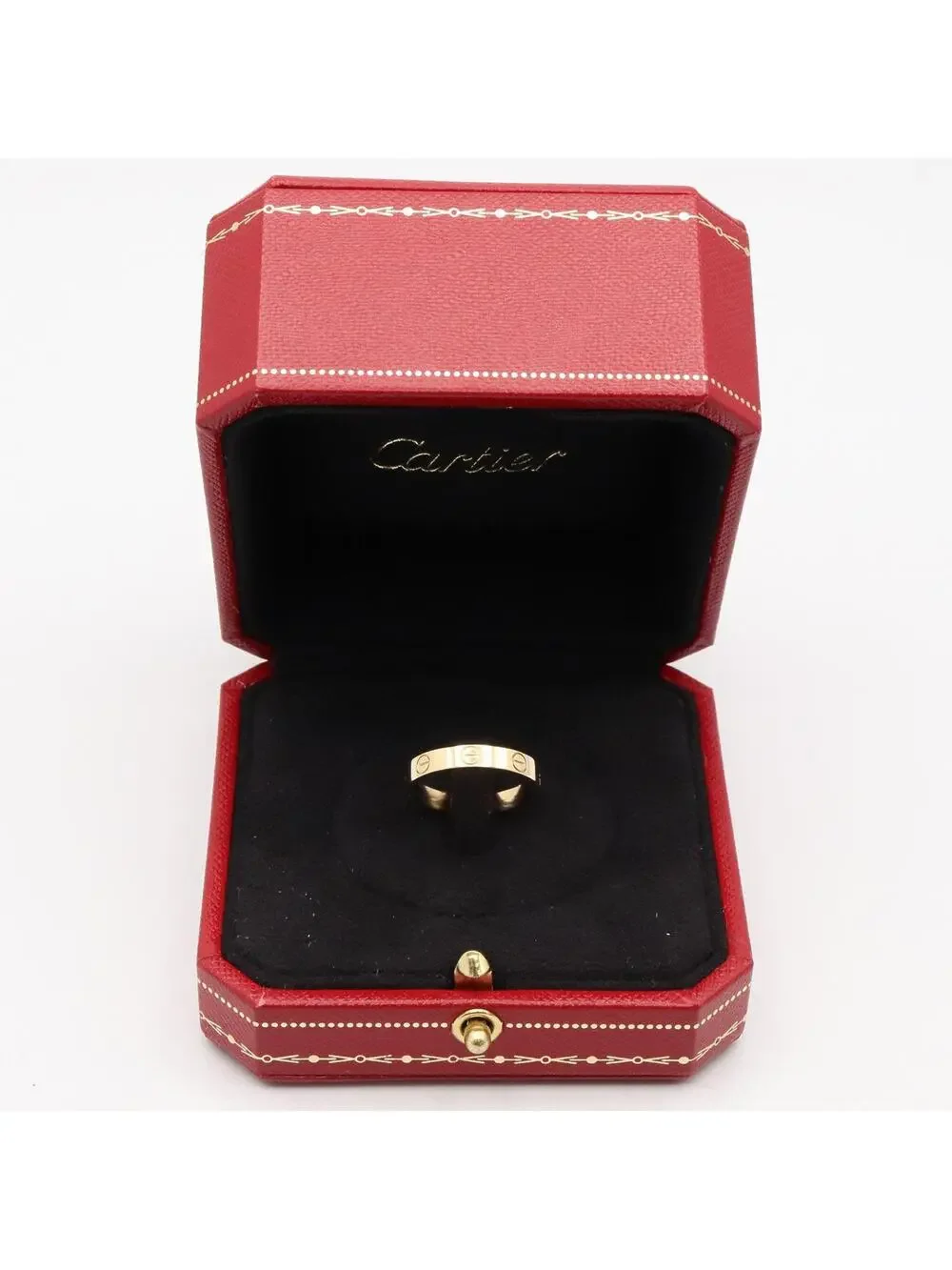 Cartier Mini Love Ring 18Kyg Yellow #282694C13B - Picture 8 of 8